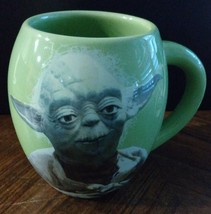 2013 Star Wars “May The Force Be With You&quot;  Yoda Green Coffee Mug - Ex - £6.87 GBP