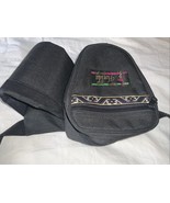 Vtg Black Fanny Pack Bag Florida Sport Design Bottle Holder - $23.06 CAD