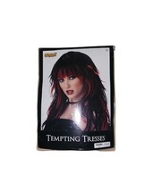 Vampire Wig - Tempting Tresses - Red/Black - Costume Accessory - One Size - $273.82 MXN