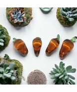  Hand-blown Glass Chilies Mexican lot of 4~Display Decor Food Paperweigh... - $35.63