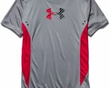 Under Armour Unisex kids Short Sleeve T-Shirt Graphite/ Red Size YXL - $22.56