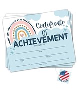 Boho Rainbow Certificate of Achievement | Set of 25 | Awards - $22.59 CAD