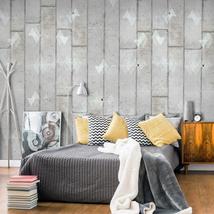 Repeating Wallpaper Roll - Concrete And Triangles - 32.8&#39;L x 19.7&quot;W - £51.50 GBP+