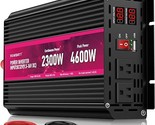 2300W Power Inverter,12V Dc To Ac 110V120V Peak Power 4600W With 2Ac Out... - $270.99