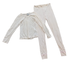 Vintage Demetre Angora Knit Shirt And Long John Pants *READ* Ladies Small Cream - £14.07 GBP