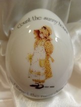 Vintage Holly Hobbie Porcelain Egg Shaped Trinket/Jewelry Box - £9.47 GBP