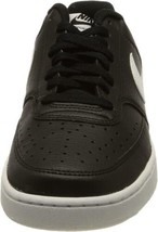 Nike Mens Court Vision low Gymnastics Shoes Color Nero Bianco Size 12 - £69.78 GBP