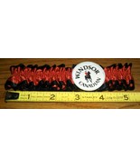 NEW Windsor Canadian Red/Black Garter Satin Wedding Prom Dance Garter - $52.35 MXN