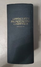 Lippincotts&#39;s Pronuoncing Gazetteer of the World Book - 1861 - £69.73 GBP