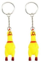 1 Piece 8 Inch Screaming Noise Chicken Keychain novelty squeek honk turk... - £5.30 GBP