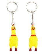 1 Piece 8 Inch Screaming Noise Chicken Keychain novelty squeek honk turk... - $6.64