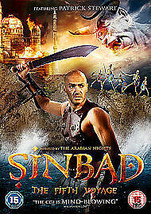 Sinbad - The Fifth Voyage DVD (2014) Shahin Sean Solimon Cert 12 Pre-Owned Regio - £14.00 GBP