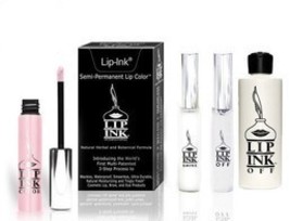 LIP INK Organic  Smearproof LipGel Lip kit - Red Shimmergel vegan waterproof - £60.77 GBP