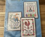 Wonder Art Stitch A Sampler Cross Stitch 5060 5062 5063 Vintage Made In USA - $17.09