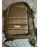 Onn. Black nylon Backpack Camera Bag  - $428.94 MXN