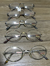 Vintage Eyeglasses Lot Authentic Lunettes Mix Specs Metal Unisex Collection - £104.33 GBP