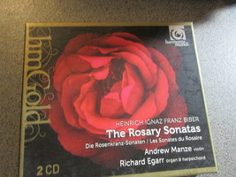 Rosary Sonatas Andrew Manze violin  Egarr organ and harpsichord 2 set  cd - £23.58 GBP