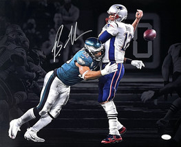 Brandon Graham Firmado 16x20 Philadelphia Eagles Foco Sb 52 Foto JSA ITP - £100.78 GBP