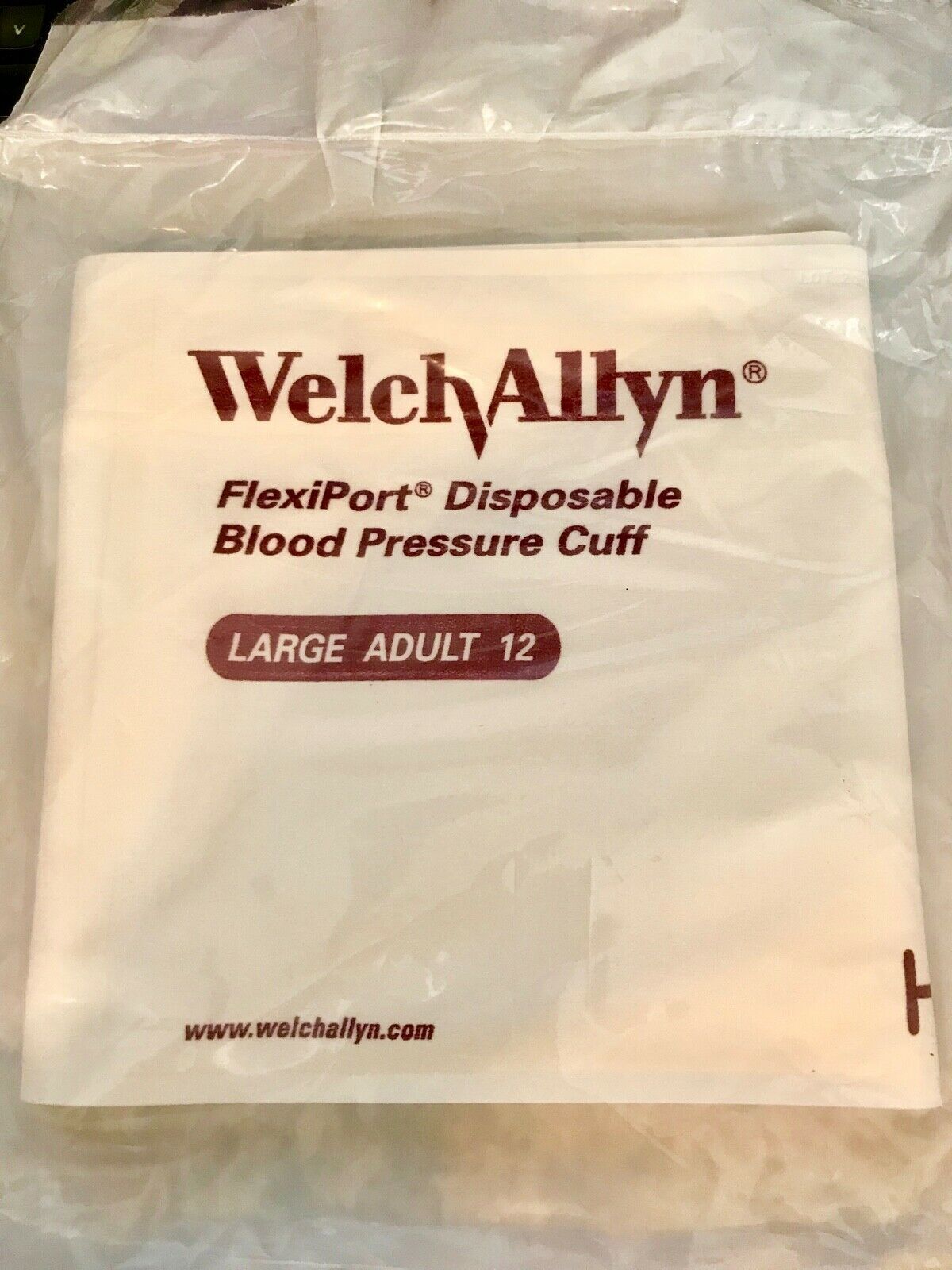 Welch Allyn FlexiPort Disposable Blood Pressure Cuff Adult L Soft-12 MUL... - $7.91