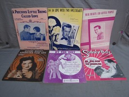 Antique Lot of 1900s Assorted Sheet Music #178 - £19.41 GBP
