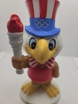 1984 Los Angeles Olympics Sam the Eagle Torch Bearer Figurine by Papel - £15.02 GBP