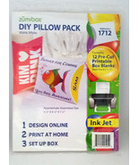 DIY Pillow Craft Favor Boxes Customize Personalize 12 Item 1712 Design P... - $21.00