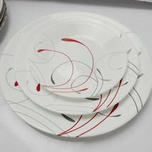 Corelle Splendor Plates Set. 1 Dinner, 1 Salad, 1 Dessert Plate - $460.95 MXN