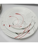 Corelle Splendor Plates Set. 1 Dinner, 1 Salad, 1 Dessert Plate - $24.74