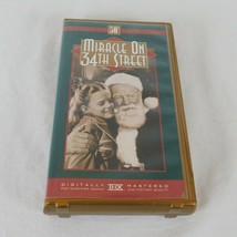 Miracle on 34th Street 1947 VHS 1997 50th Anniversary Edition Natalie Wood Santa - £6.27 GBP