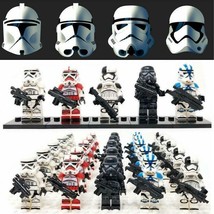 25pcs/set Star Wars Shadow Stormtrooper Shock trooper 501st Legion Minifigures - £30.48 GBP