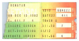 Pat Benatar Concert Ticket Stub December 13 1982 New York City - £27.62 GBP