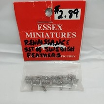 Essex Miniatures Renaissance Set Of Swedish Feathers 15mm Metal Miniatures - $274.36 MXN