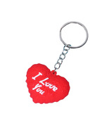 creative soft pvc love heart shape pedant keychain - $8.90