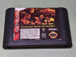 WWF Raw Sega Genesis Cartridge Only - $5.99