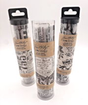 Tim Holtz Idea-Ology Collage Paper Rolls - Typset/Composer Entomology Bo... - £18.19 GBP