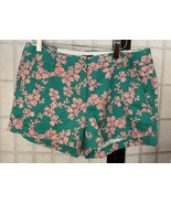 J. Crew Mercantile Women&#39;s Chino Shorts 3.5&quot; Floral Jade Pink Size 0 NWO... - $33.15 CAD