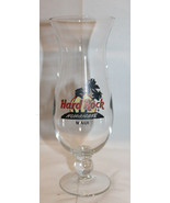 Hard Rock Cafe Maui Hawaii Hurricane Glass Clear Logo 23.5cm 9 1/4&quot; Tall... - £24.75 GBP
