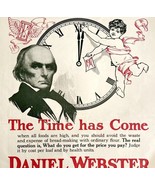 1916 Daniel Webster Flour Cherub Clock Advertisement Baking Ephemera 16 ... - $32.50