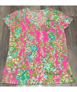Lilly Pulitzer Betsey Southern Charm V-Neck Tee Women's Junior Size L NWOT - $26.98