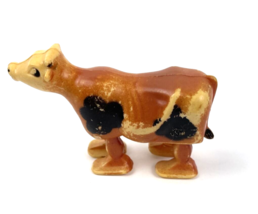 Vintage Ramp Walker Bossy The Walking Cow Plastic Farm Animal USA - £19.44 GBP