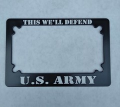 US Army billet motorcycle license plate frame - £11.95 GBP