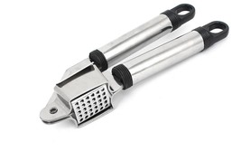 Garlic press crusher mincer stainless steel kitchen tools gadgets - £7.78 GBP