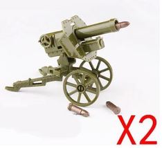 WW2 Building Blocks Figure Toy Weapon Gun MOC Mini Bricks Sticker Medici... - £6.20 GBP