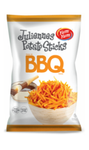 4 Bags of Yum Yum BBQ Flavored Potato Sticks Chips 300g Each - Free Ship... - £33.63 GBP