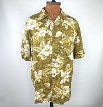 Jos A. Bank Aloha Hawaiian Shirt Silk Floral L Vacation - $24.74