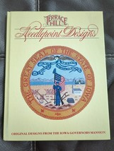 Terrace Hill Needlepoint Designs From Iowa&#39;s First Lady HC Book 1980 Vintage - £9.86 GBP