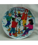 McDonald&#39;s Ronald McDonald Building SNOWMAN Holiday Christmas PLASTIC PLATE - €12,80 EUR