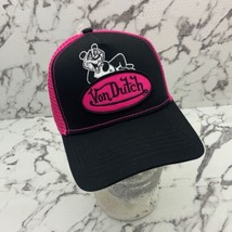 VonDutch Hot Pink | Black Fashion Trucker Hat - £117.73 GBP