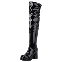 Fashion Thigh High Boots Women Platform Autumn Winter Over-Knee-Boots Sexy High  - £83.32 GBP