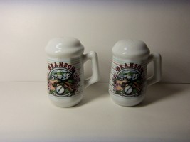 Branson Missouri Music Souvenir Ceramic Salt &amp; Pepper Shakers Vintage Unused - £13.19 GBP